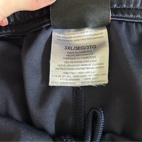 Men's And1 Blue, Orange and Dark Blue Bundle Athletic basketball Shorts - Picture 8 of 16